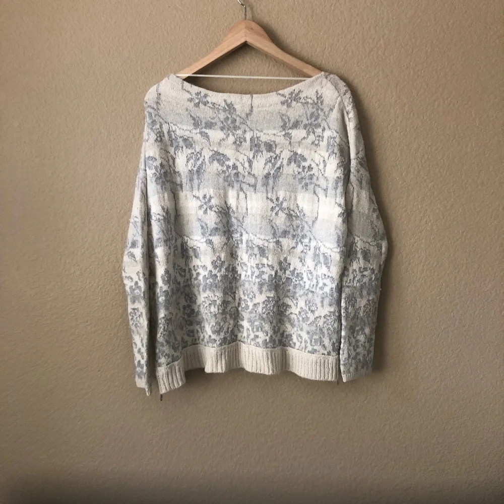 Free people floral fields side zipper swear